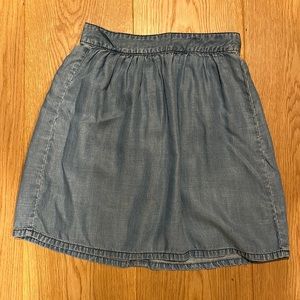 Madewell denim skirt